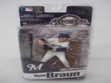 Ryan Braun Brewers Rookie White Uniform Variant