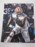 Jarvis Landry Browns signed 8x10 FSG COA