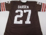 Thom Darden Browns signed jersey FSG COA