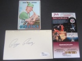 Roger Repoz Signed Index Card JSA Coa