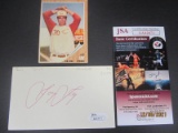 Joe Jay Signed Index Card JSA Coa