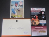 Dennis Ribant Signed Index Card JSA Coa