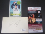 Jim Ray Signed Index Card JSA Coa