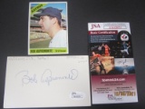 Bob Aspromonte Signed Index Card JSA Coa
