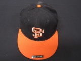 Vida Blue SF Giants game worn hat FSG COA