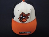 Rick Demsey Orioles signed game used hat COA