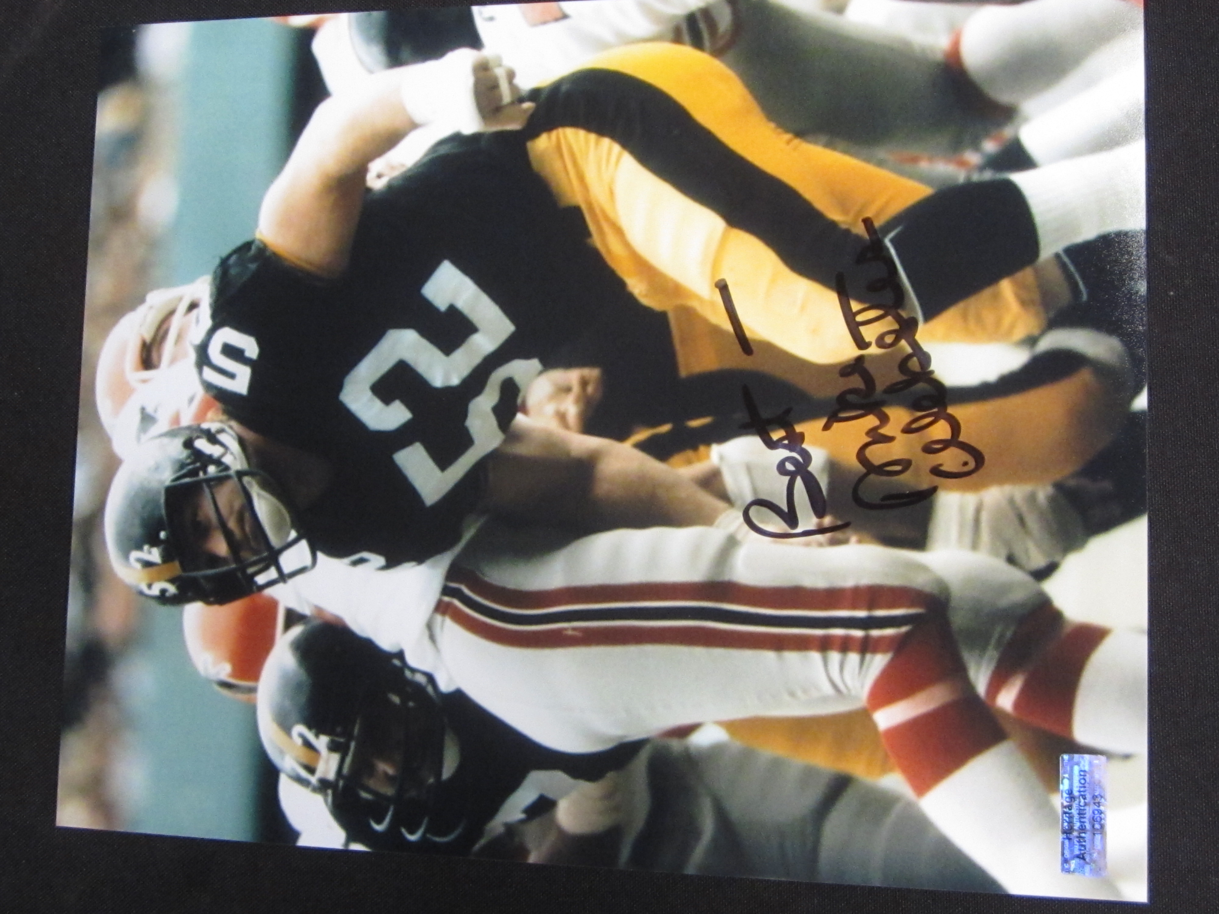 Autographed BOB JOHNSON 8x10 Cincinnati Bengals Photo