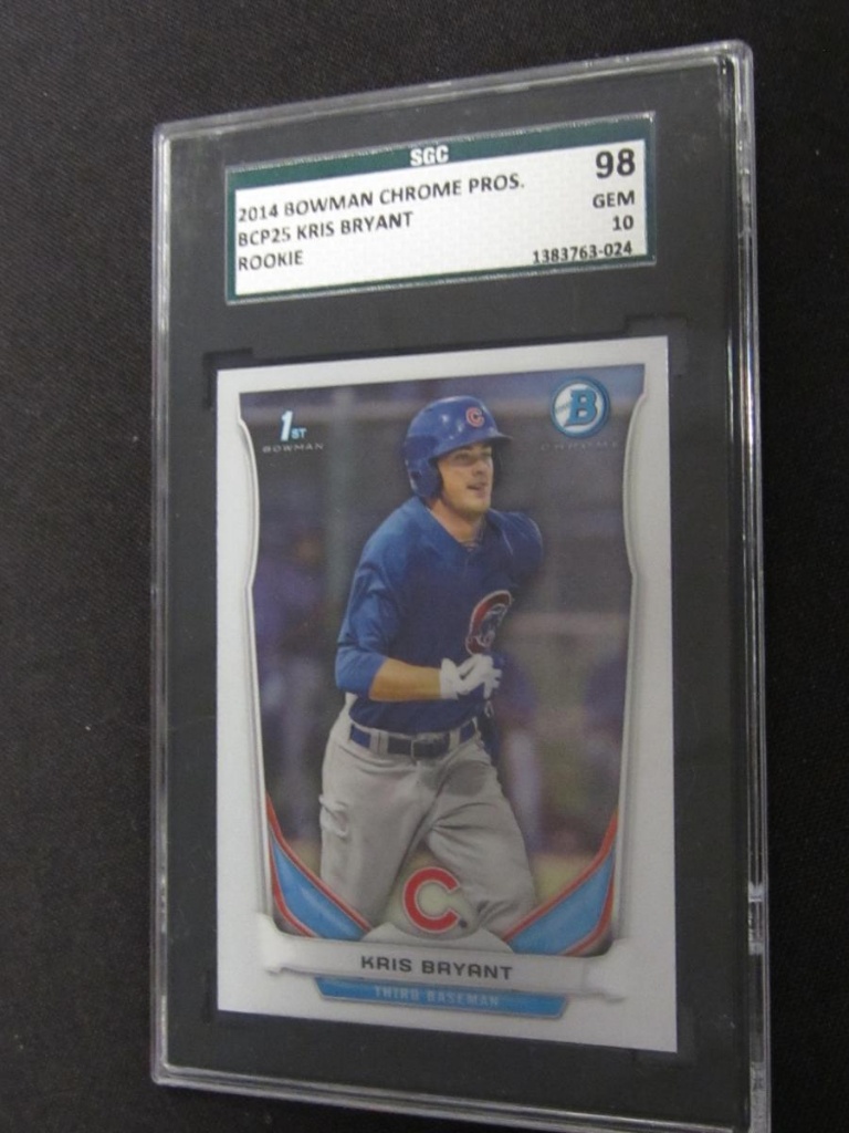 2014 BOWMAN CHROME KRIS BRYANT RC GEM 10 | Art, Antiques & Collectibles  Collectibles Sports Memorabilia | Online Auctions | Proxibid