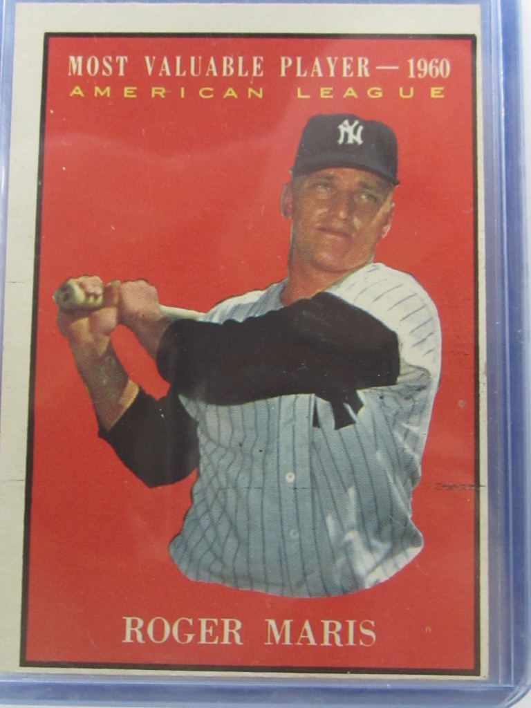 1961 Topps Roger Maris MVP #478 baseball card | Art, Antiques &  Collectibles Collectibles Sports Memorabilia | Online Auctions | Proxibid