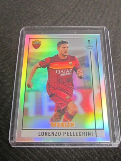 20-21 TOPPS MERLIN LORENZO PELLEGRINI REFRACTOR