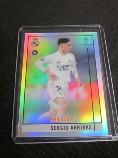 20-21 TOPPS MERLIN SERGIO ARRIBAS REFRACTOR RC