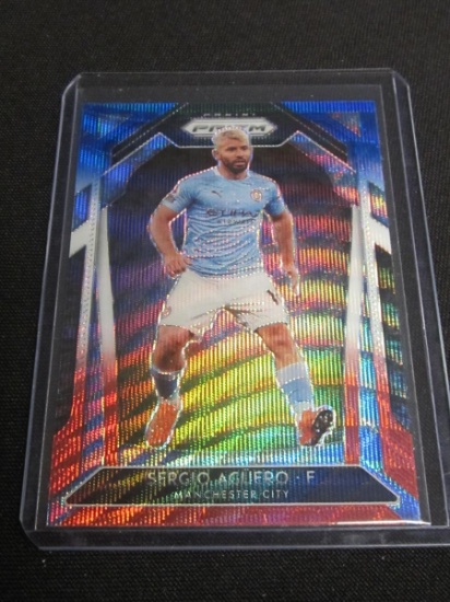 20-21 PANINI SERGIO AGUERO RWB WAVE PRIZM