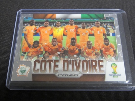 2014 PANINI PRIZM COTA D'IVOIRE TEAM CARD