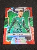 2018 PANINI DIEGO REYES RED PRIZM #'D 137/149