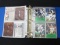 BINDER OF FOOTBALL BASEBALL CARDS WITH SOME JUMBO CARDS