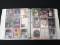BINDER OF BASKETBALL CARDS VARIOUS YEARS BRANDS