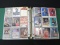 BINDER OF BASEBALL AND BASKETBALL CARDS VARIOUS YEARS AND BRANDS
