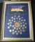 UNITED STATES OF AMERICA PRESIDENTIAL DOLLARS FRAMED PIECE