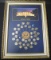 UNITED STATES OF AMERICA PRESIDENTIAL DOLLARS FRAMED PIECE