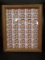 SMALL FRAMED ELVIS PRESLEY USA POSTAGE STAMPS 29 CENTS