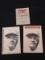 LOT OF 3 '61 '71 '81 DAGUERREO TYPES GREAT STARS OF BASEBALL BOOKS VERY RARE ONE SIGNED