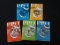 VINTAGE LOT OF 5 - PRO FOOTBALL DIGEST MAGAZINES 1968