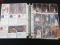 BINDER OF BASKETBALL CARDS VARIOUS YEARS AND BRANDS