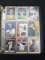 BINDER OF BASEBALL AND FOOTBALL CARDS VARIOUS YEARS BRANDS