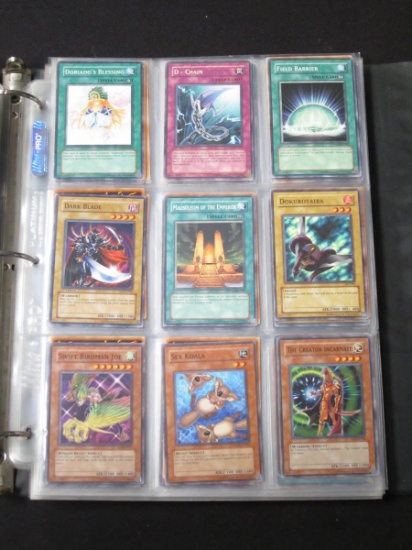 BINDER OF YU-GI-OH YUGIOH TRADING CARDS