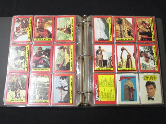 BINDER OF TOPPS ENTERTAINMENT CARDS
