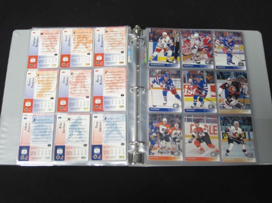 BINDER OF HOCKEY CARDS UPPER DECK SP