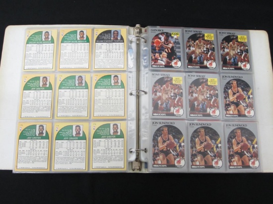 BINDER OF BASKETBALL AND FOOTBALL CARDS