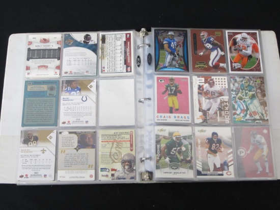 BINDER OF FOOTBALL CARDS VARIOUS YEARS