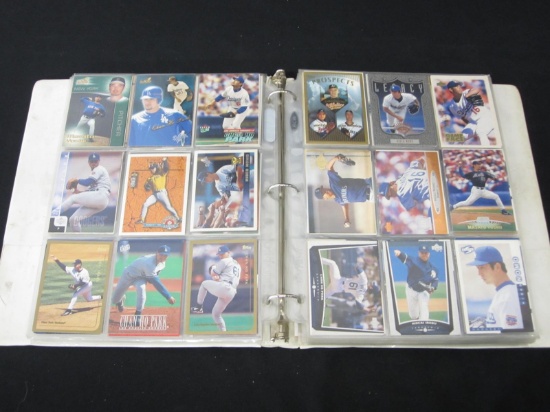 BINDER OF SPORTS CARDS VARIOUS SPORTS