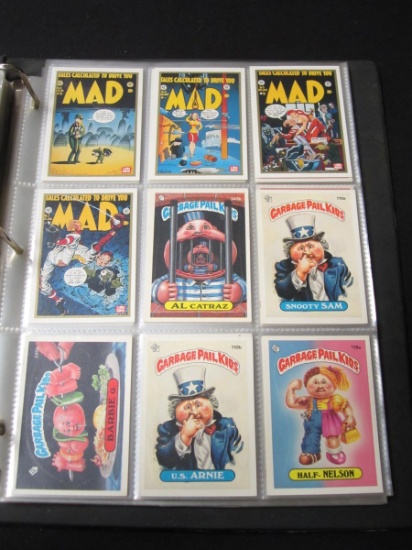 BINDER OF GARBAGE PAIL KIDS & MISC CARDS