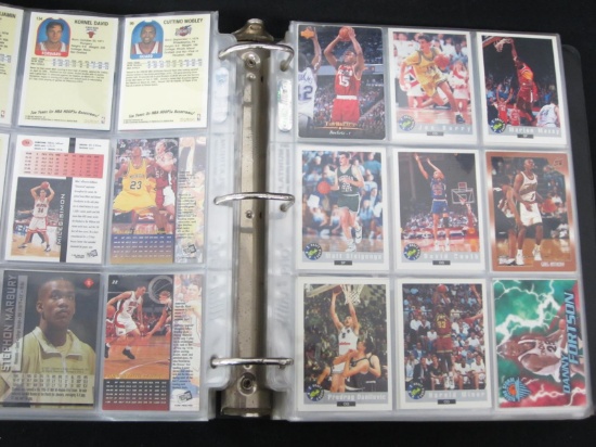 HUGE BINDER OF BASKETBALL CARDS VARIOUS YEARS 90S-00S