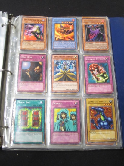 BINDER OF YU-GI-OH YUGIOH TRADING CARDS