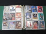 BINDER OF BASEBALL AND BASKETBALL CARDS VARIOUS YEARS AND BRANDS