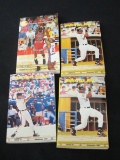LOT OF 4 BALLSTREET MAGAZINE GUIDES WITH UNCUT CARDS INSIDE
