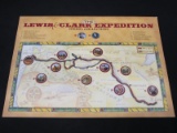 COMMEMORATIVE LEWIS AND CLARK NICKEL COLLECTION ART