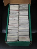 LARGE SPORTS CARD COLLECTION LOT 2 ROWS VARIOUS YEARS BRANDS PLAYERS