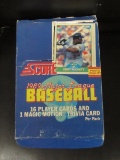 1989 SCORE MAJOR LEAGUE BASEBALL BOX