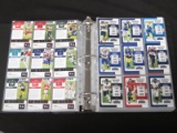 BINDER OF PANINI FOOTBALL CARDS