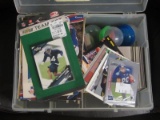 SPORTS CARD LOT WITH TEAM SETS TRINKETS AND OTHER ITEMS MUST SEE