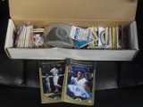 SPORTS CARD COLLECTION LOT W/ HOLOGRAM STICKERS & JUMBO CARDS