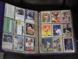 BASEBALL CARDS IN BINDER