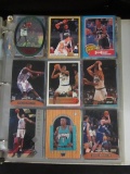 BASKETBALL CARDS IN BINDER