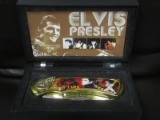 AUTHENTIC ELVIS PRESLEY COLLECTORS KNIFE IN DISPLAY CASE