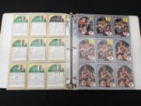 BINDER OF BASKETBALL AND FOOTBALL CARDS