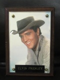 ELVIS PRESLEY COWBOY THEME PHOTO PLAQUE